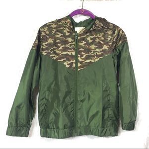 Olive drab army green camo camouflage jacket coat